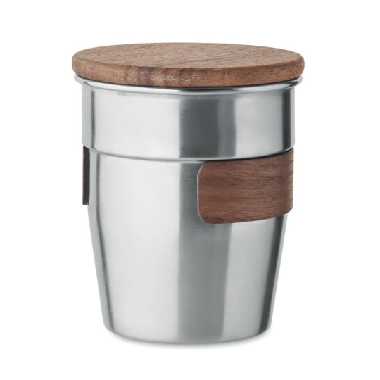 Kubek z pojedynczą ścianką 350 - WALNUT (MO2322-16)