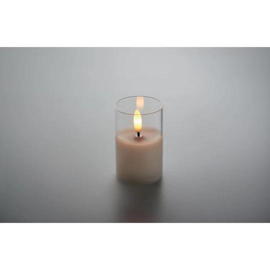 Świeca woskowa LED w szkle - XANDLE (MO2365-06)