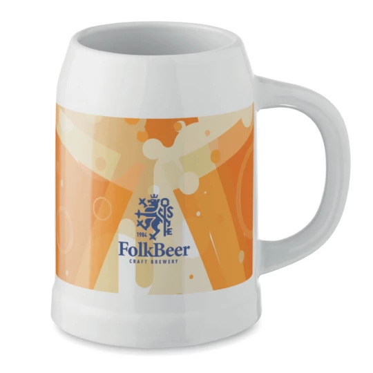 Sublimacyjny kufel do piwa 500 ml - SUBLIER (MO2406-06)