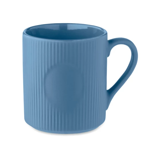 Kubek ceramiczny w prążki 340 m - RIBMUG (MO2397-04)