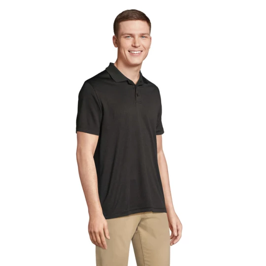 PITCHER UNISEX POLO - PITCHER (S04442-BK-XS)