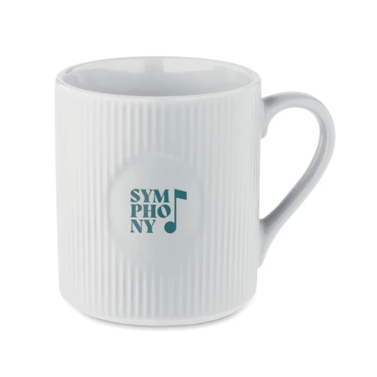 Kubek ceramiczny w prążki 340 m - RIBMUG (MO2397-06)