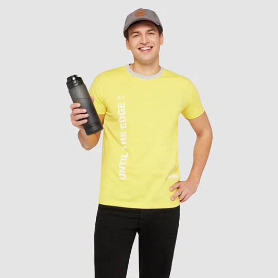 Sportowa butelka na wodę RPET 1L - LEVEL (MO2409-03)