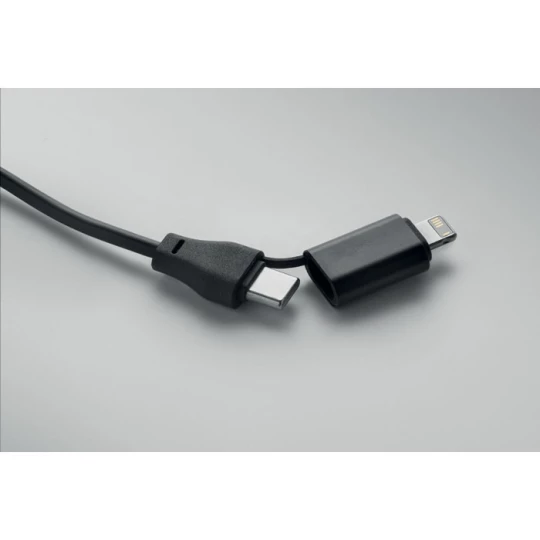 Brelok z kablem 4 w 1 60W - BULE (MO2451-03)