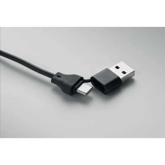 Brelok z kablem 4 w 1 60W - BULE (MO2451-03)