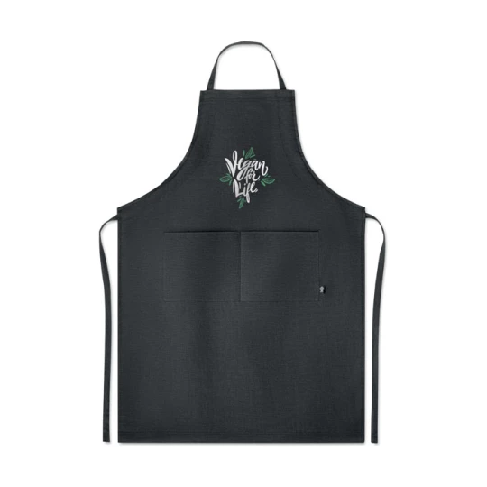 Fartuch regulowany z konopi - NAIMA APRON (MO6164-03)