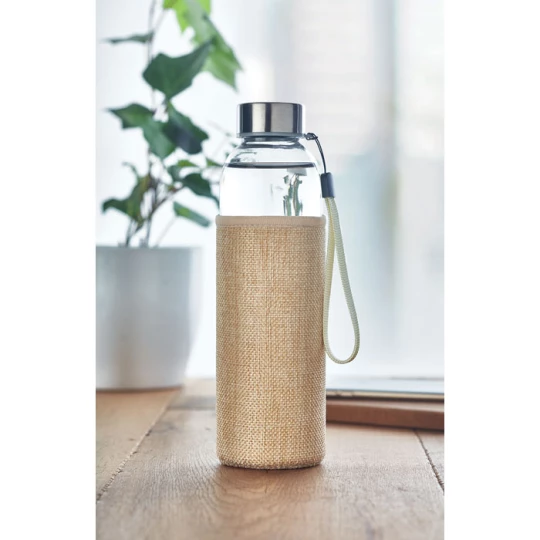 Szklana butelka w etui 500ml - UTAH TOUCH (MO6168-13)