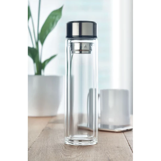 Butelka z termometrem na dotyk - POLE GLASS (MO6169-22)