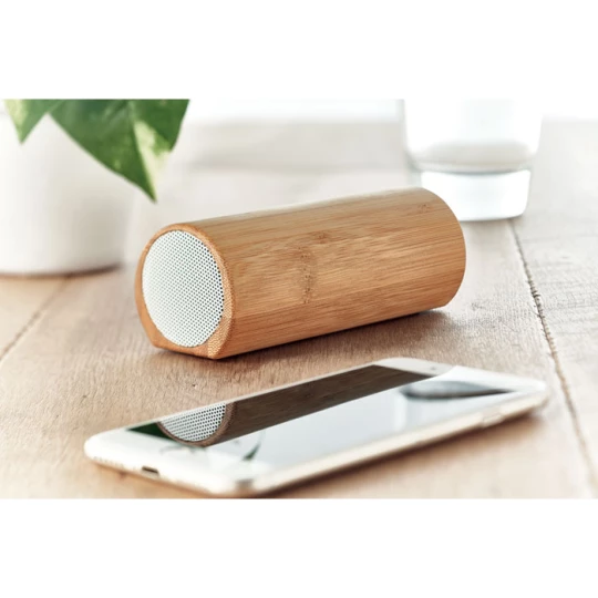 Bezprzewodowy głośnik, bambus - SPEAKBOX (MO6219-40)