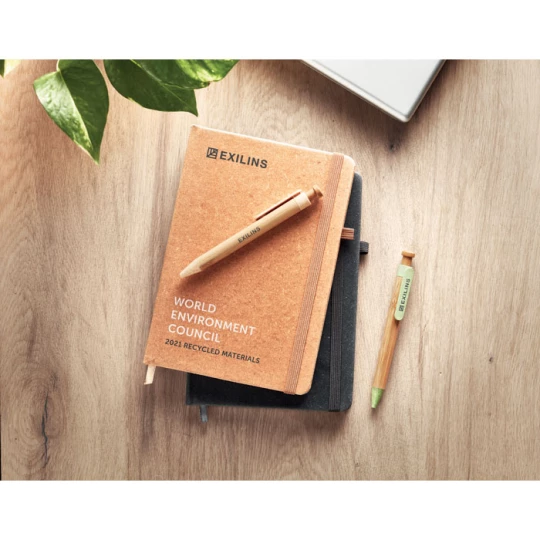 Notes A5 z recyklingowanego - BAOBAB (MO6220-01)