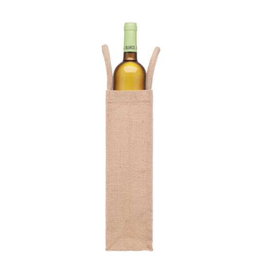Jutowa torba na wino/1 butelka - CAMPO DI VINO (MO6258-13)
