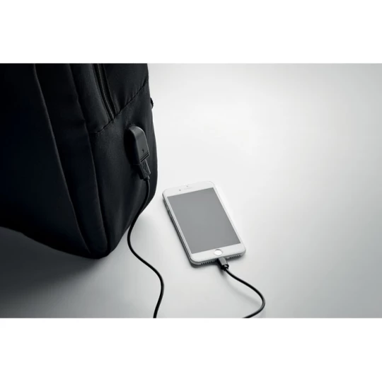 Plecak na komputer z 300D RPET - SEOUL (MO6328-03)