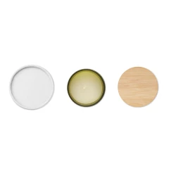 Świeca woskowa roślinna 280 gr - KEOPS LARGE (MO6621-09)