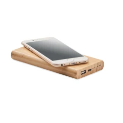 Bambusowy power bank 6000 mAh - ARENA C (MO6815-40)