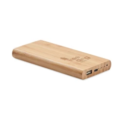 Bambusowy power bank 6000 mAh - ARENA C (MO6815-40)