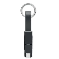 Brelok z kablem ładującym 4w1 - KEY C (MO6820-03)