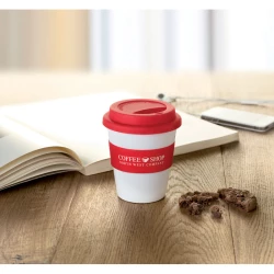 Kubek PP, silikonowe wieczko - ASTORIA (MO8078-05)