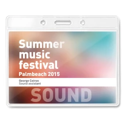 Plakietka przezroczysta - BADGY (MO8599-22)