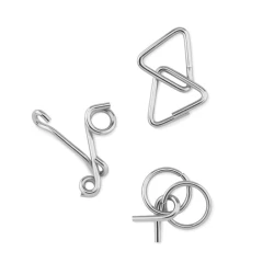 Zestaw 3 metalowych łamigłówek - THREENATS (MO9191-13)