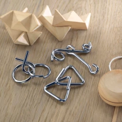 Zestaw 3 metalowych łamigłówek - THREENATS (MO9191-13)