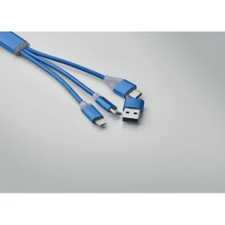 Kabel ładujący 4 w 1 typu C - BLUE (MO2141-37)