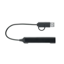 Hub USB z 4 portami 19 cm - CURRENT (MO2294-03)