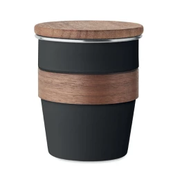 Kubek z pojedynczą ścianką 350 - WALNUT (MO2322-03)