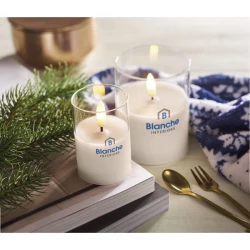 Świeca woskowa LED w szkle - XANDLE+ (MO2366-06)