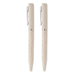 Zestaw długopisów ze słomy/ABS - PEAT (MO2448-13)