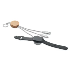 Brelok z kablem 4 w 1 60W - BULE (MO2451-06)