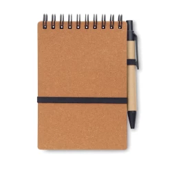 Notatnik z recyklingu z długopisem - NOTIE (MO2481-01)