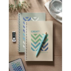 Notatnik A5 z kartonu z recyklingu - RECARNOTE (MO2523-13)