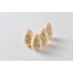 Zestaw drewnianych jajek do malowa - EISET (MO2563-40)