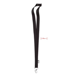 Smycz RPET 20 mm - LANY RPET (MO6100-03)