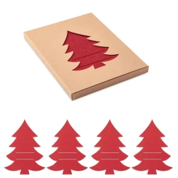 Uchwyty na sztućce, filc RPET - TREESGUARD (CX1479-05)