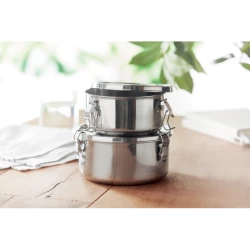 Zestaw 2 nierdzewnych pudełek - ELLES (MO6365-16)